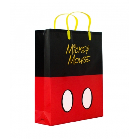 Sacola De Presentes Cores Mickey 33x9x27cm - Disney ampliada