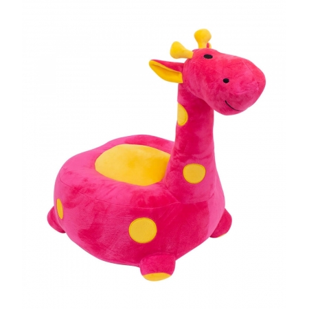 Puff Girafa Pink 48cm - PelÃºcia ampliada