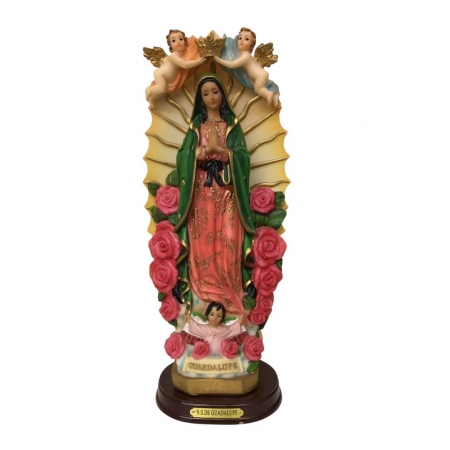Nossa Senhora de Guadalupe 30 cm - Enfeite Resina ampliada