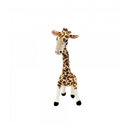 Girafa De PÃ© Com PescoÃ§o DobrÃ¡vel 43cm - PelÃºcia ampliada