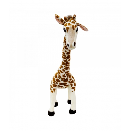 Girafa De PÃ© Com PescoÃ§o DobrÃ¡vel 53cm - PelÃºcia ampliada