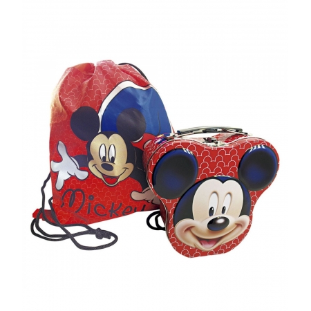 Maleta + Bolsinha Mickey - Disney ampliada