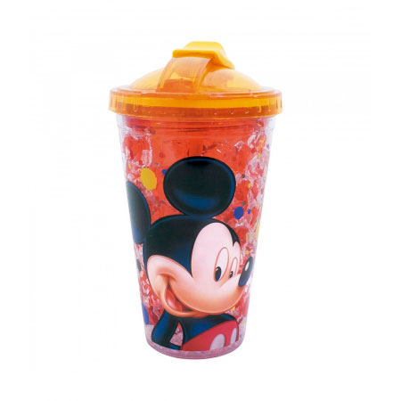 Copo Congelante Vermelho Mickey Disney ampliada