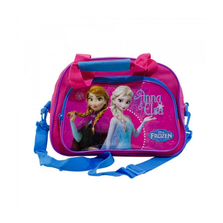 Bolsa de Viagem Infantil Rosa - Anna e Elsa Frozen ampliada