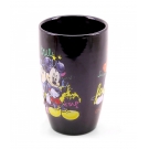 Caneca Porcelana Preta Mickey & Minnie 400ml - Disney