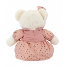 Urso Vestido Rosa Bolinhas 30cm - PelÃºcia