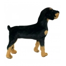 Cachorro Rottweiler Realista 55cm - PelÃºcia