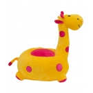 Puff Girafa Amarelo 48cm - PelÃºcia