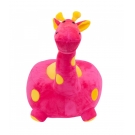 Puff Girafa Pink 48cm - PelÃºcia