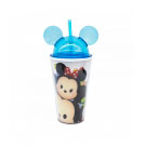 Copo Azul com Orelhas Mickey e Minnie TsumTsum Disney