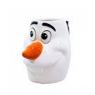 Caneca Porcelana 3D Rosto Olaf - Frozen