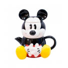 Bule e Caneca de Porcelana Mickey 760ml