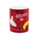 Caneca Porcelana Vermelha na Lata Mickey