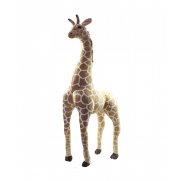 Girafa Realista Em PÃ© 128cm - PelÃºcia