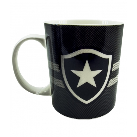 Caneca De Porcelana Na Lata 320ml - Botafogo ampliada