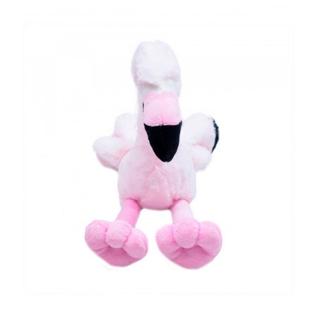 Flamingo de Pelucia Rosa 20cm Foffy ampliada