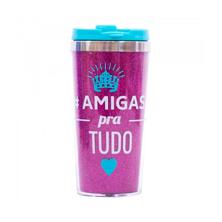 Copo termico Amigas para Tudo 450ml  ampliada