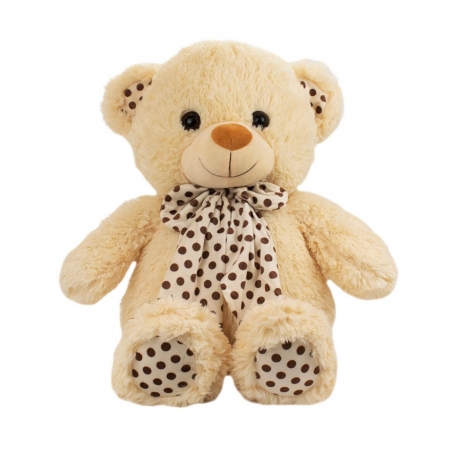 Urso Bege LaÃ§o 43cm - PelÃºcia ampliada