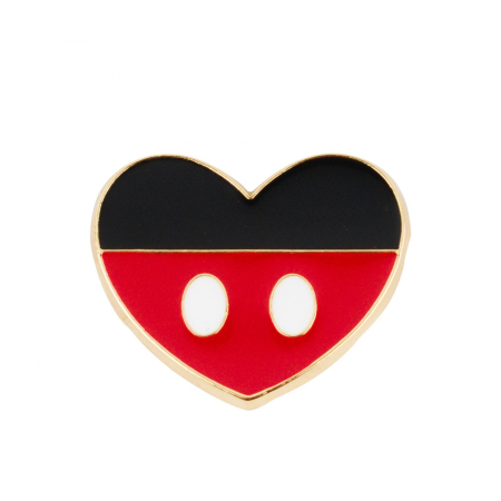 Broche CoraÃ§Ã£o Cores Mickey - Disney ampliada