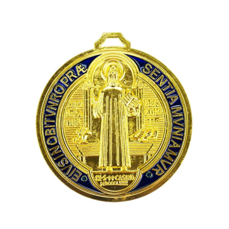 MedalhÃ£o SÃ£o Bento Dourado ampliada