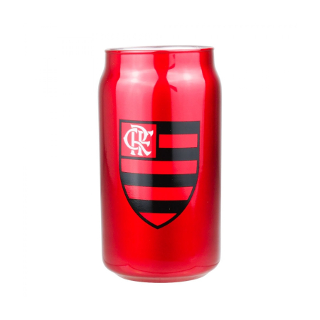 Copo Vidro Flamengo - 450 ml ampliada