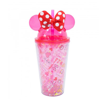 Copo Brilhante com Laï¿½o Minnie Disney ampliada