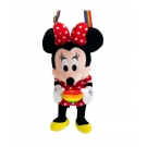 Mini Bolsa PelÃºcia Minnie CoraÃ§Ã£o Arco-Ãris 20cm - Disney