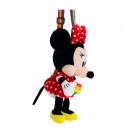 Mini Bolsa PelÃºcia Minnie CoraÃ§Ã£o Arco-Ãris 20cm - Disney