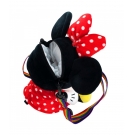 Mini Bolsa PelÃºcia Minnie CoraÃ§Ã£o Arco-Ãris 20cm - Disney