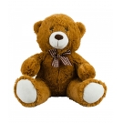 Urso Marrom Sentado LaÃ§o 29cm - PelÃºcia