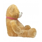 Urso Caramelo Cachecol Sentado 65cm - PelÃºcia