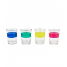 Jogo Roleta 16 Copos Shot Vidro 25ml