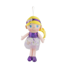 Boneca Bailarina Vestido Roxo Cabelo Loiro