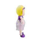 Boneca Bailarina Vestido Roxo Cabelo Loiro