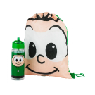 Garrafa Cebolinha C Mochila - Turma da MÃ´nica