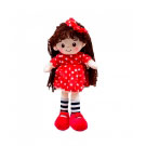 Boneca Vestido Vermelho  38cm