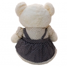 Urso Branco com roupa 45CM