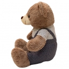 Urso Marrom com Roupa 45CM