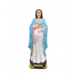 Nossa Senhora GrÃ¡vida 15.5cm - Enfeite Resina